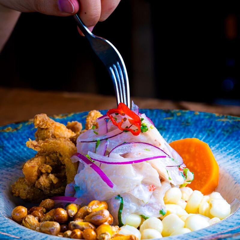 Ceviche de corvina