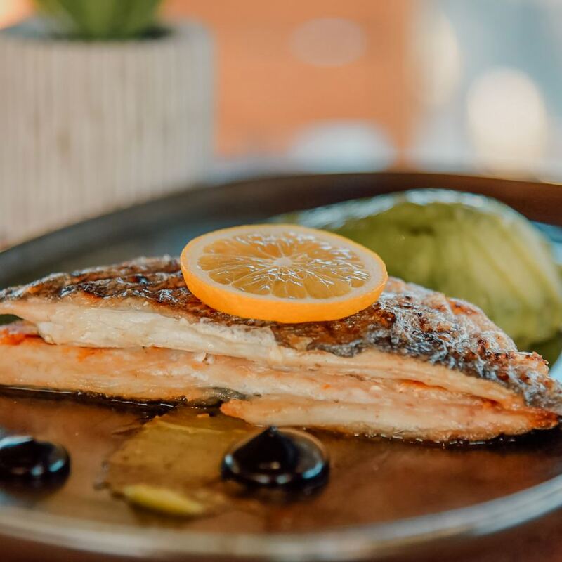 Corvina a la plancha